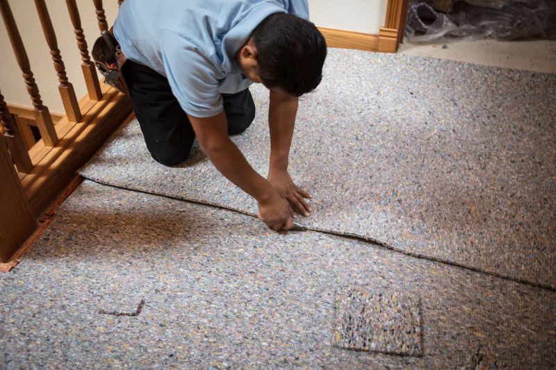 Residential Carpet Installation in Living Room