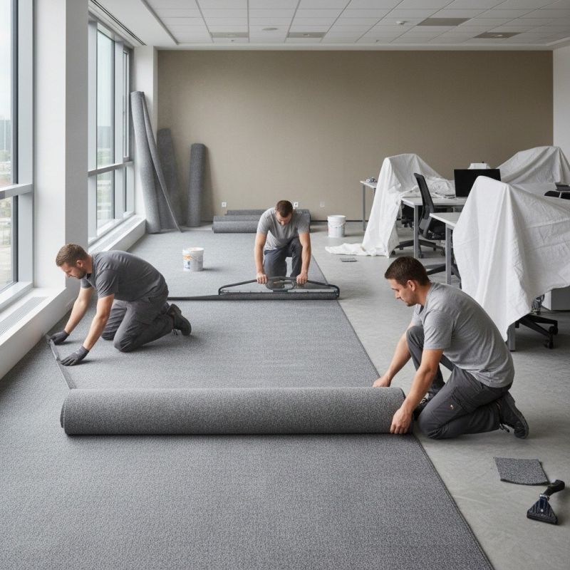 What To Expect During A Commercial Carpet Installation Project